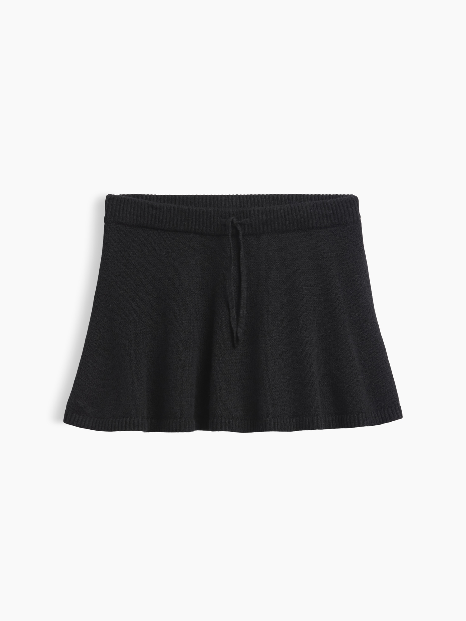 Детская юбка-шорты Gap CashSoft Sweater Skort, цвет: Чёрный — фото 2