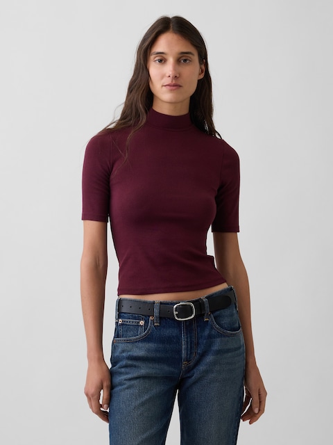 Modern Mockneck T-Shirt
