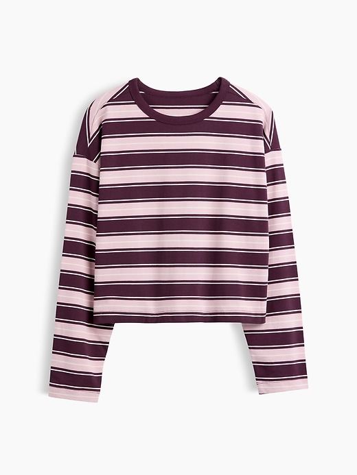 Image number 5 showing, Knit Oversized Crop T-Shirt