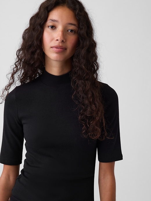Image number 4 showing, Modern Mockneck T-Shirt