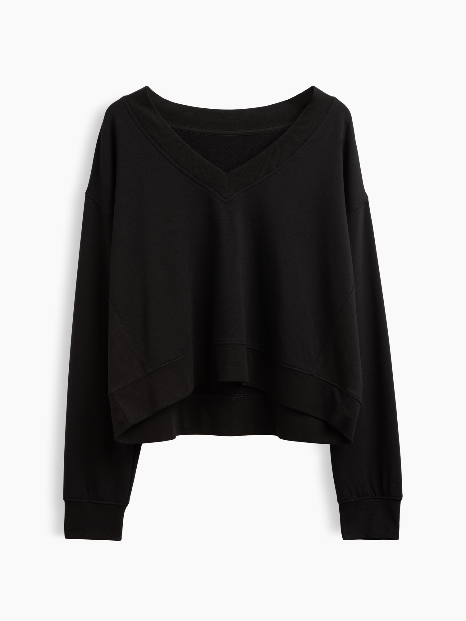 Женский свитшот Gap CloudLight Oversized Sweatshirt, цвет: Чёрный — фото 4