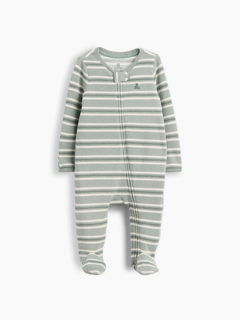 Baby Softspun Waffle Footed One-Piece