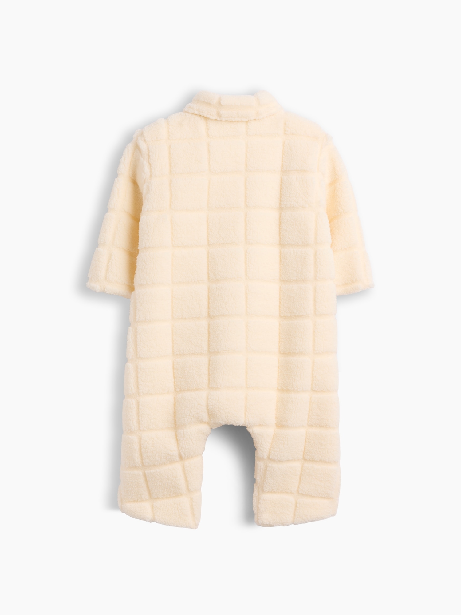 Джерси Gap Jersey-Lined Sherpa One-Piece для малышей, цвет: Слоновая кость морозный — фото 2