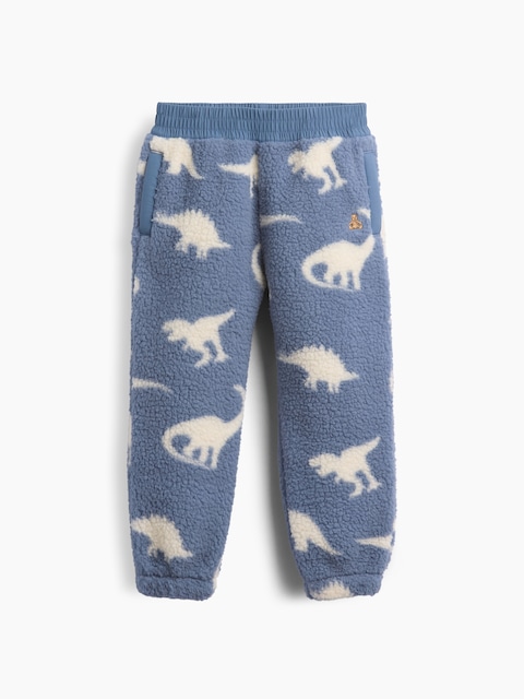 Baby & Toddler Sherpa Dino Joggers