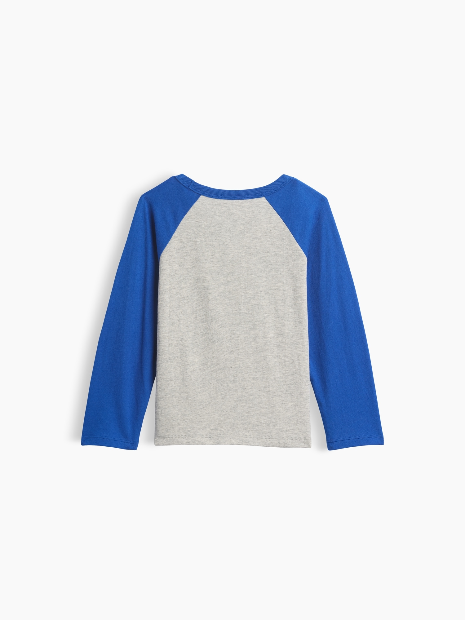 Футболка Gap Mix & Match Raglan T-Shirt для малышей, цвет: Королевский синий — фото 2