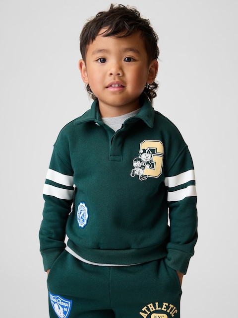 Baby & Toddler VintageSoft Varsity Logo Polo Sweatshirt