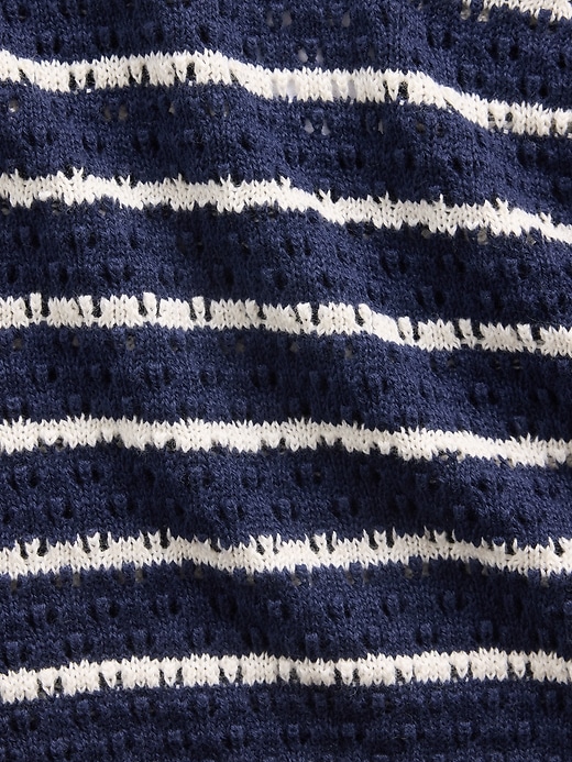 Image number 2 showing, Baby & Toddler Bow Collar Pointelle Sweater