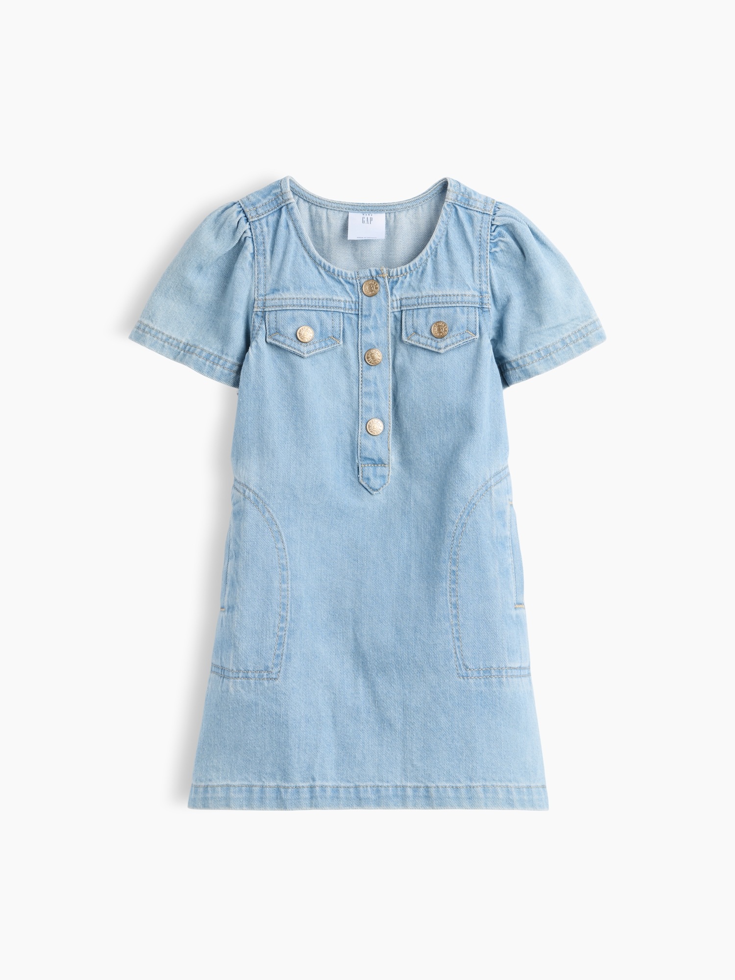Gap Baby & Toddler Denim Shirtdress — фото 2