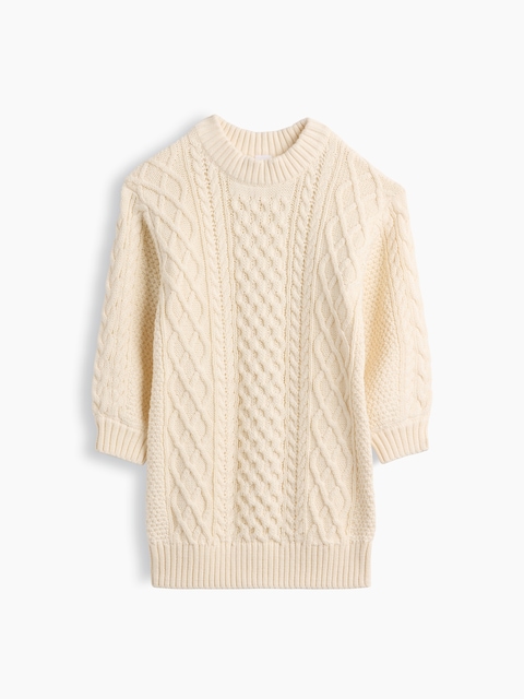 Baby & Toddler Cable-Knit Sweater Dress