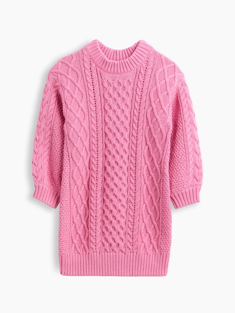 Baby & Toddler Cable-Knit Sweater Dress