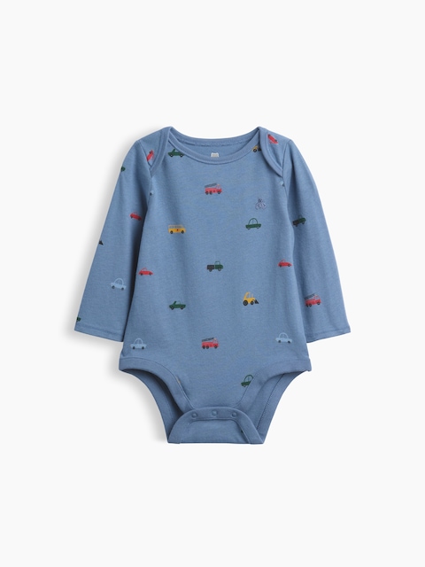 Baby First Favorites Organic Cotton Brannan Bear Toile Bodysuit