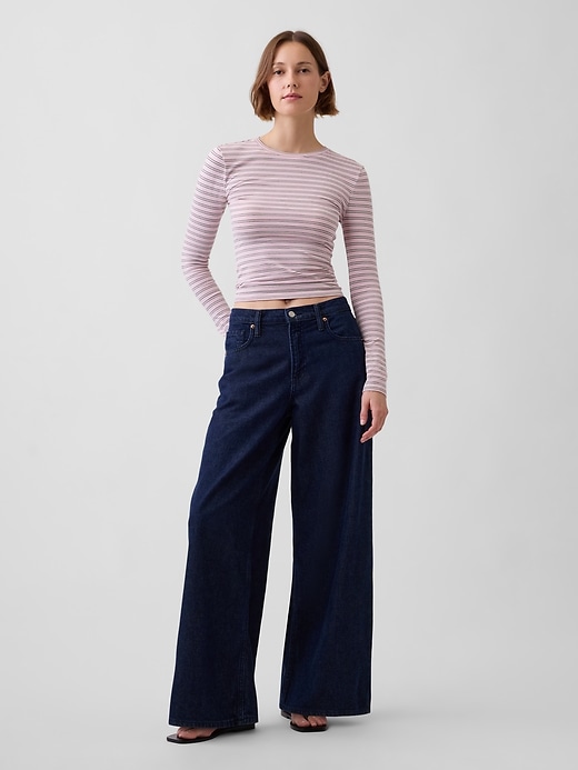 Image number 7 showing, Mid Rise UltraSoft Baggy Jeans
