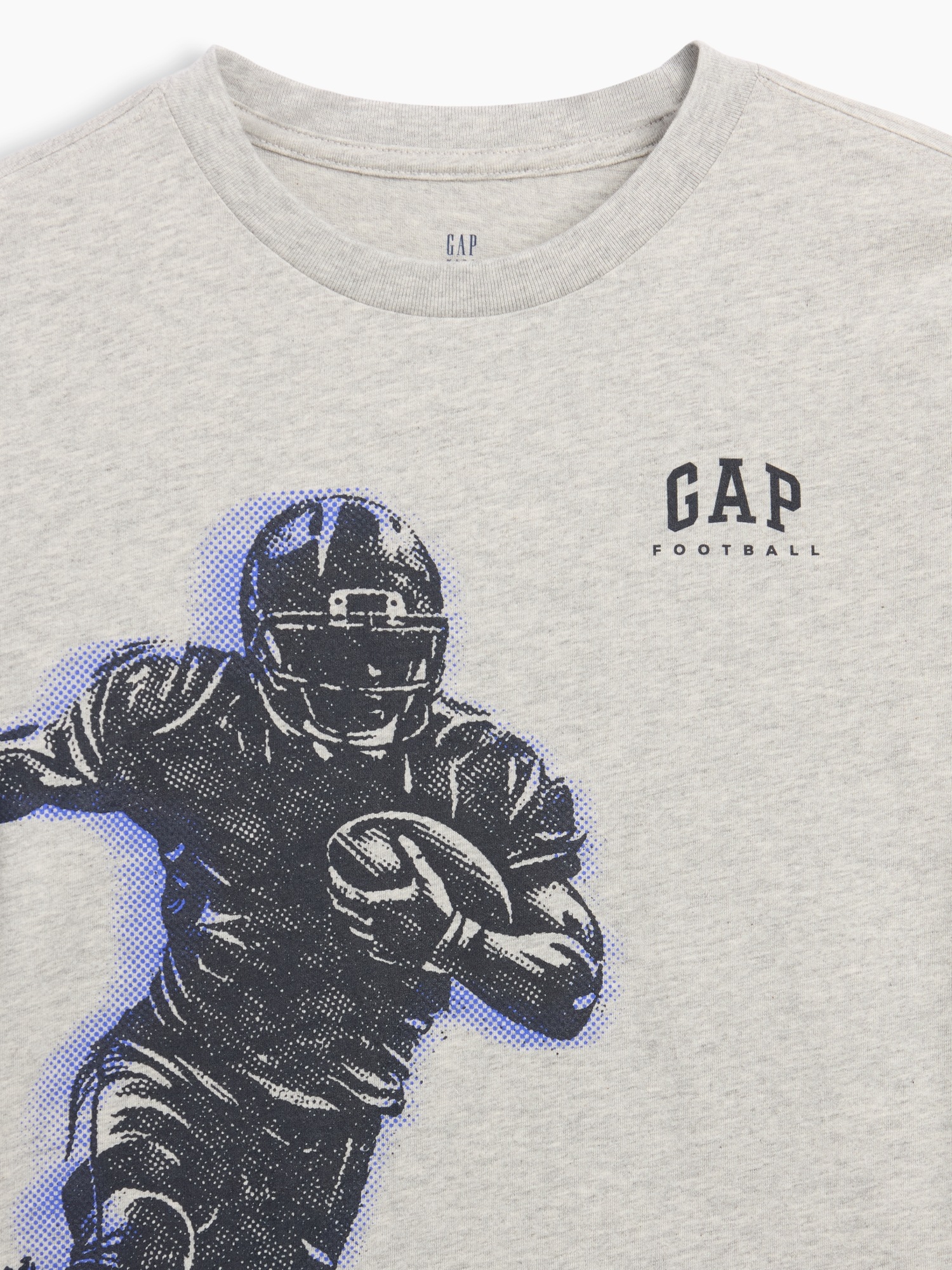 Детская футболка Gap Graphic, цвет: Серый меланжевый — фото 3
