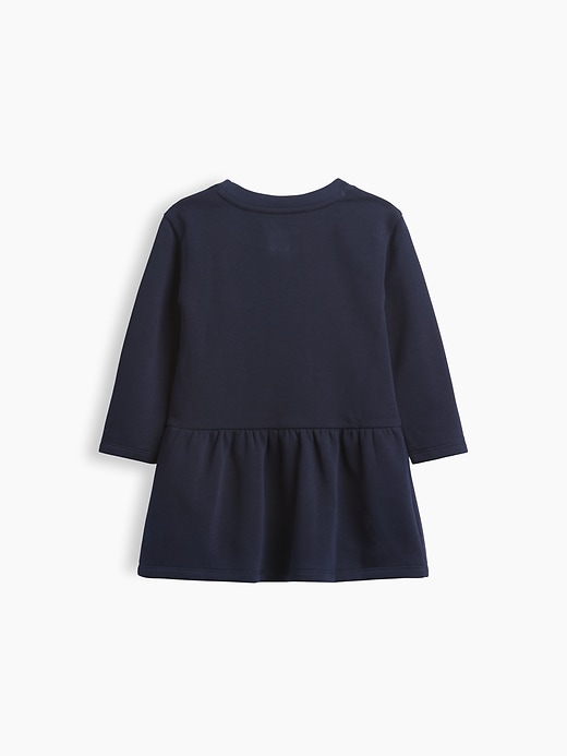 Baby & Toddler Bow Sweatshirt Dress