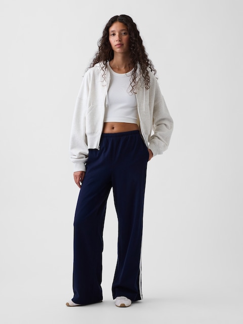 Knit Relaxed Track Pants