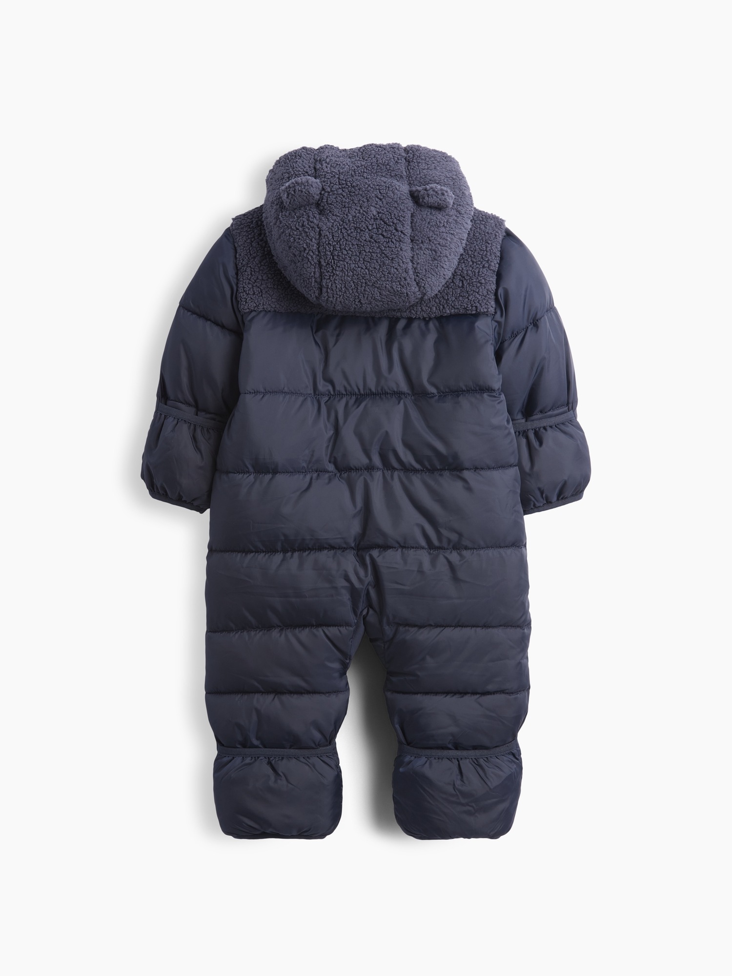 Комбинезон Gap Hooded One-Piece Snowsuit для малышей, цвет: Тёмно-синий — фото 2