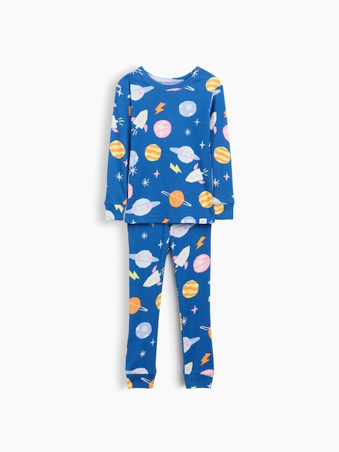 Baby & Toddler Organic Brushed Cotton Space PJ Set