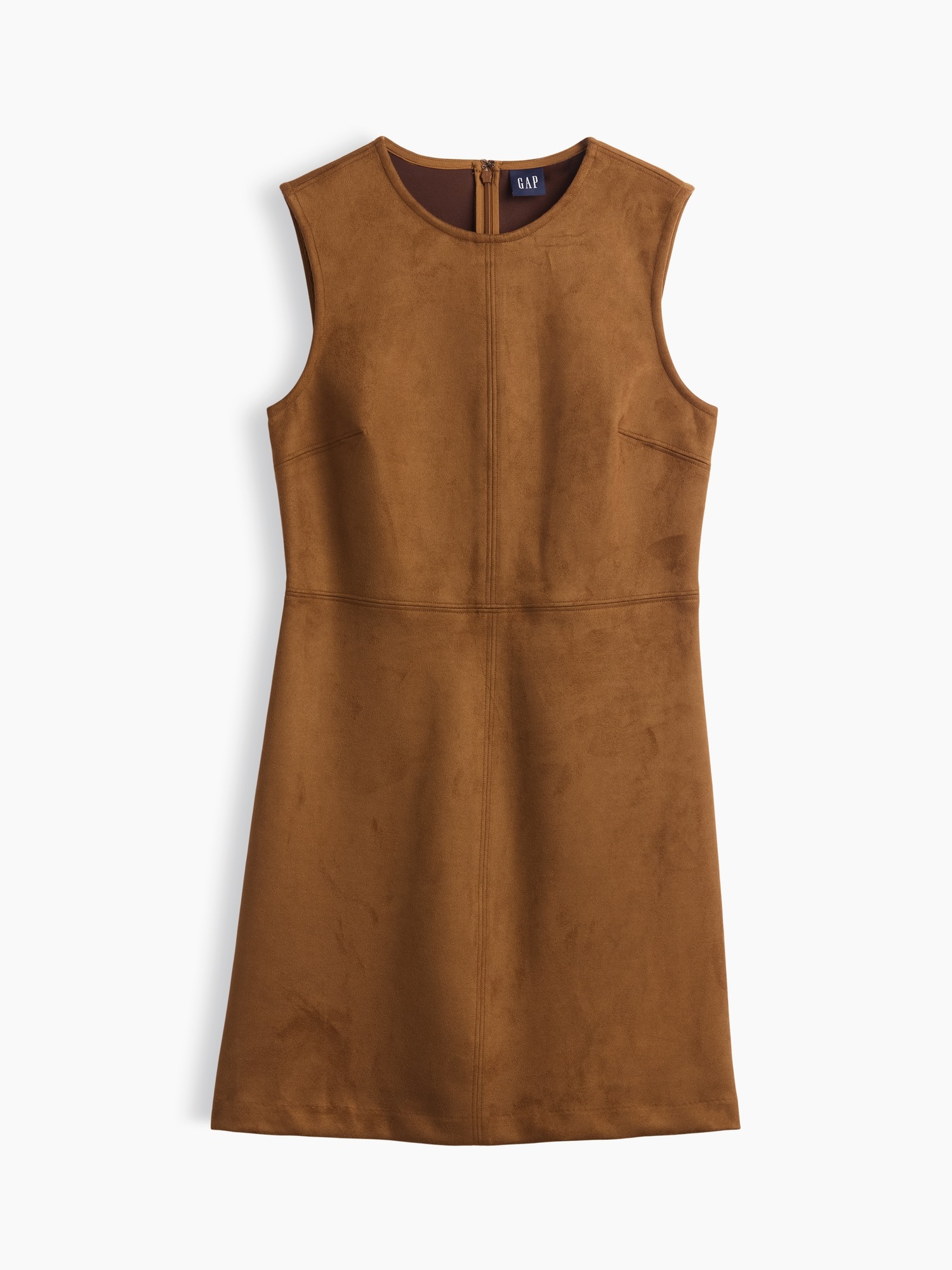 Женские платья Gap Vegan Suede Mini Shift Dress — фото 4
