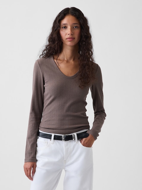 Variegated Rib Top