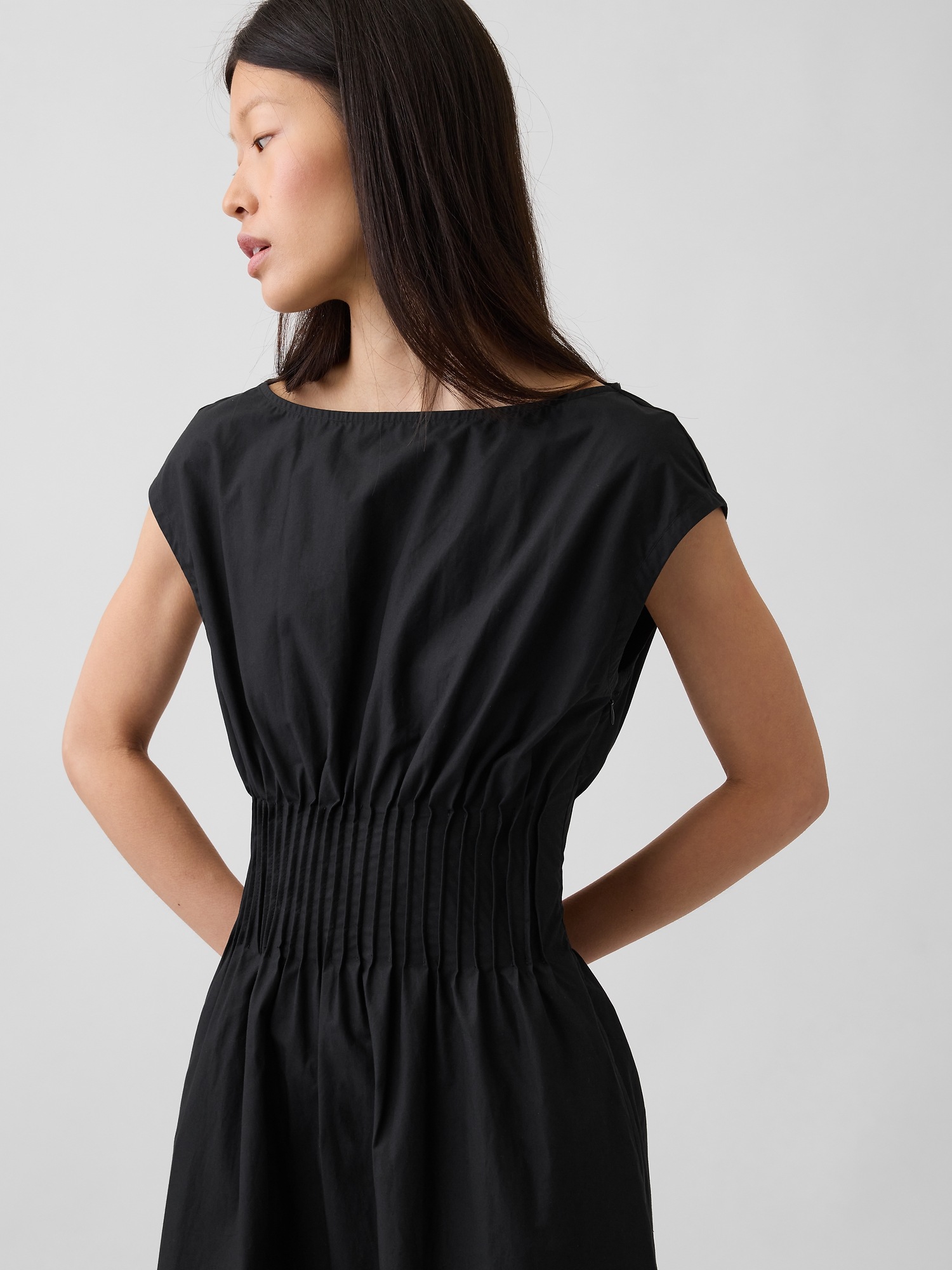 Женские платья Gap Poplin Pintuck Maxi Dress — фото 3
