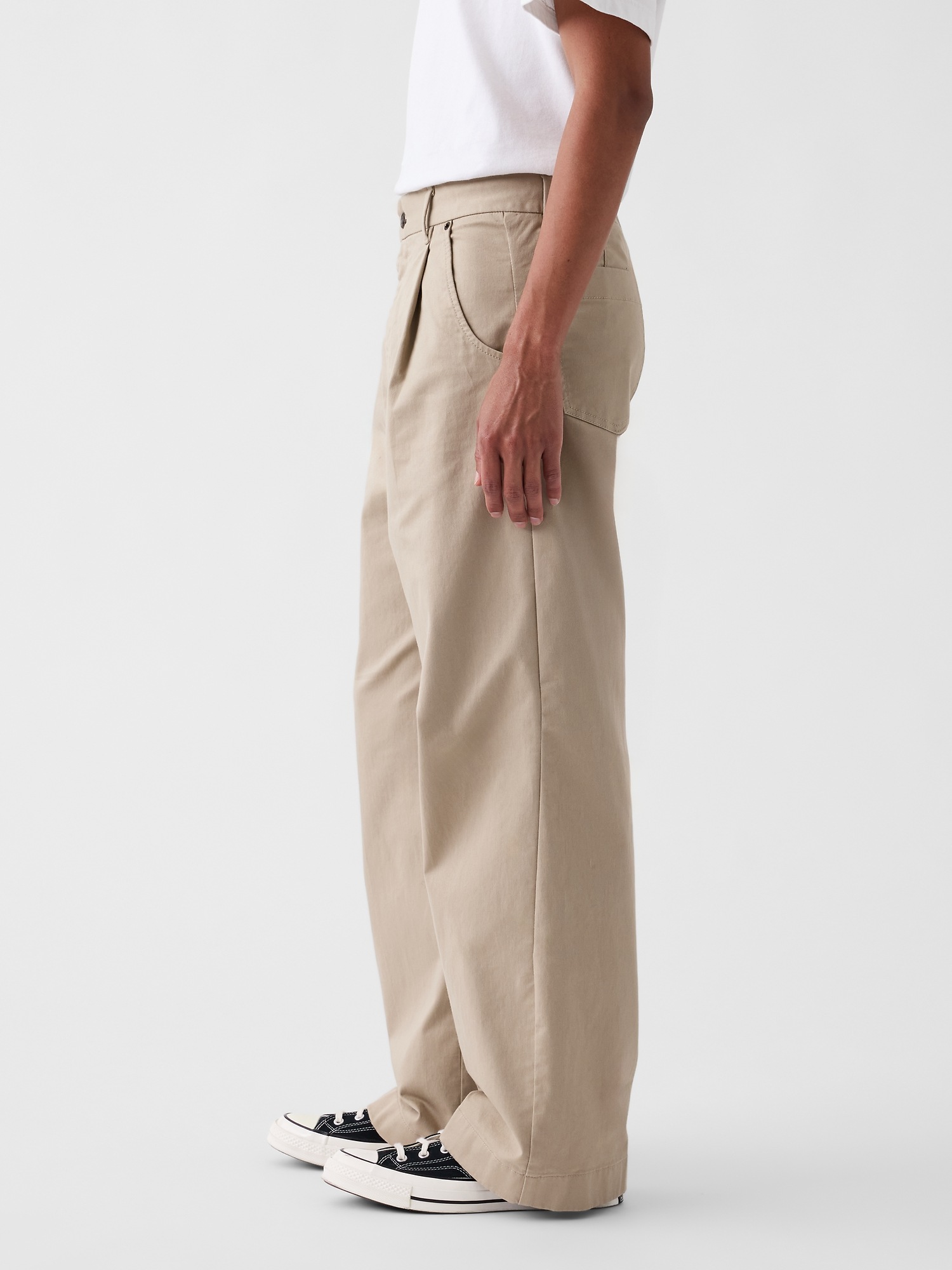 Мужские брюки Gap × Malbon Pleated Baggy Khakis — фото 3