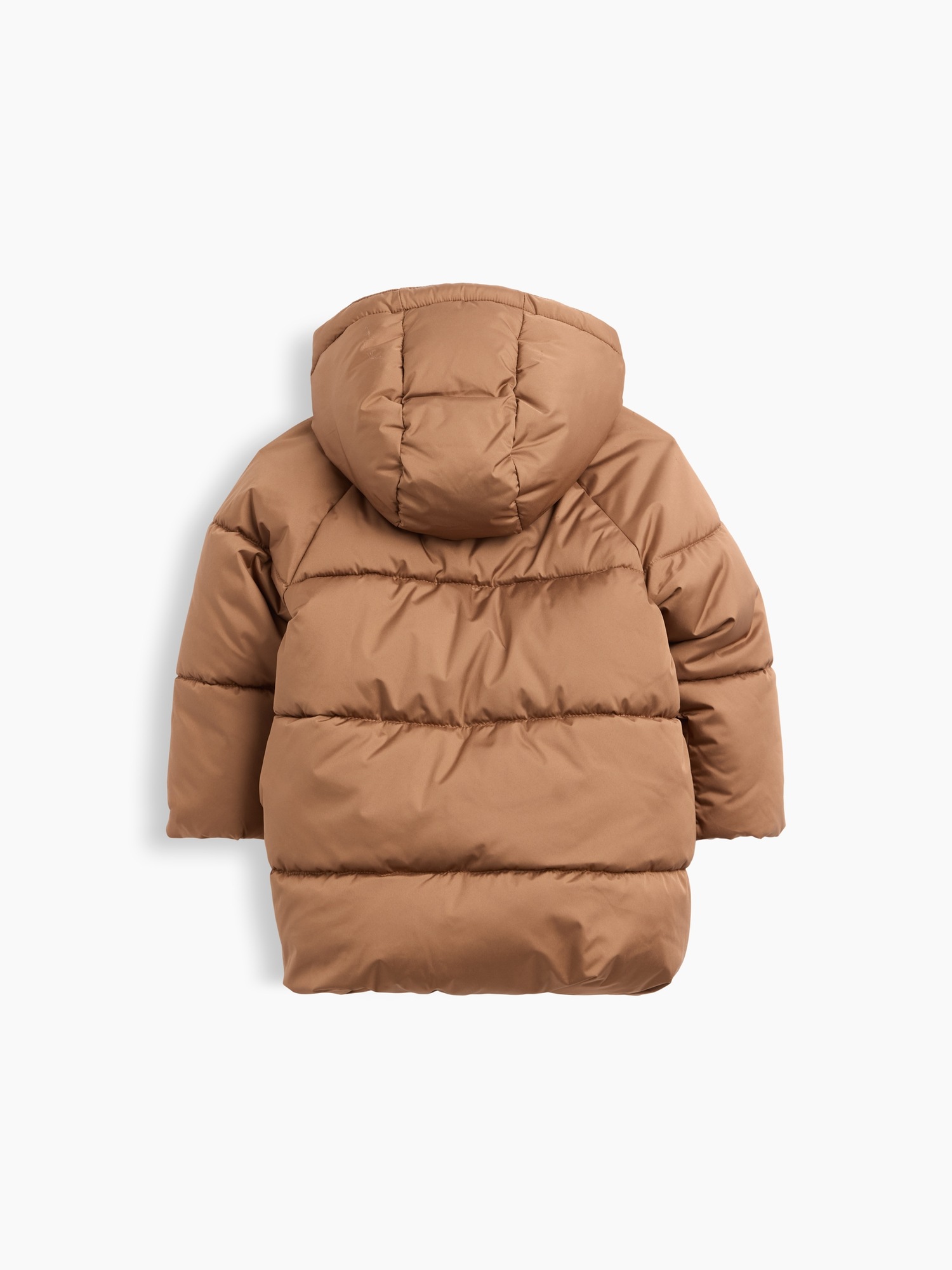 Куртка Gap Sherpa-Lined Heavyweight Puffer Coat для малышей, цвет: Коричневый — фото 2