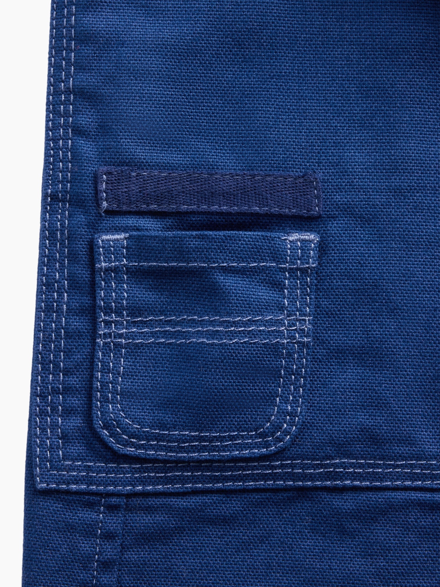 Женские брюки Gap GapStudio Canvas Belted Utility, цвет: Синий — фото 6
