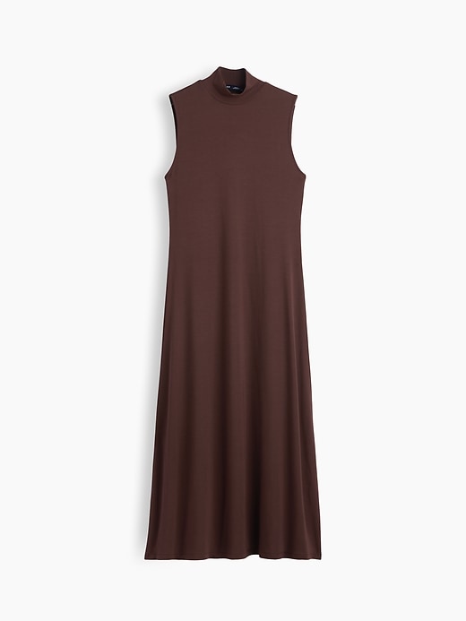 Image number 5 showing, Mockneck Maxi Dress