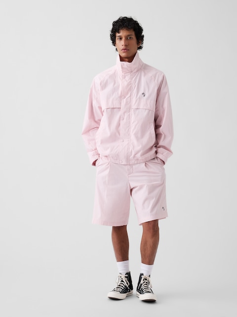 Gap × Malbon Textured Poplin Baggy Shorts