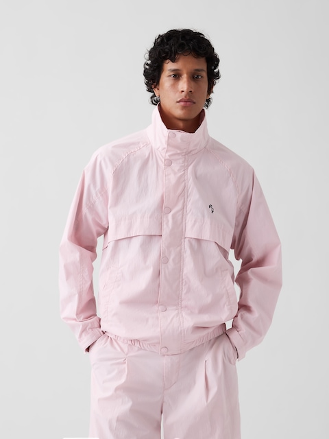 Gap × Malbon Textured Poplin Anorak Jacket