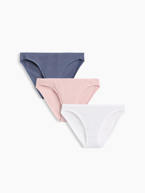 SoftMade Organic Stretch Cotton Bikini (3-Pack)
