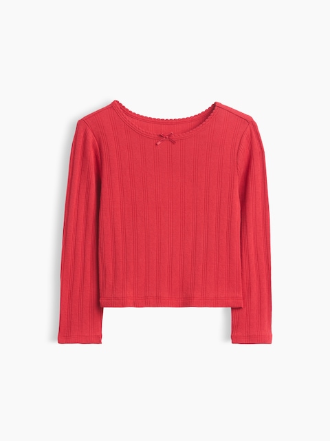 Baby & Toddler Pointelle Rib T-Shirt