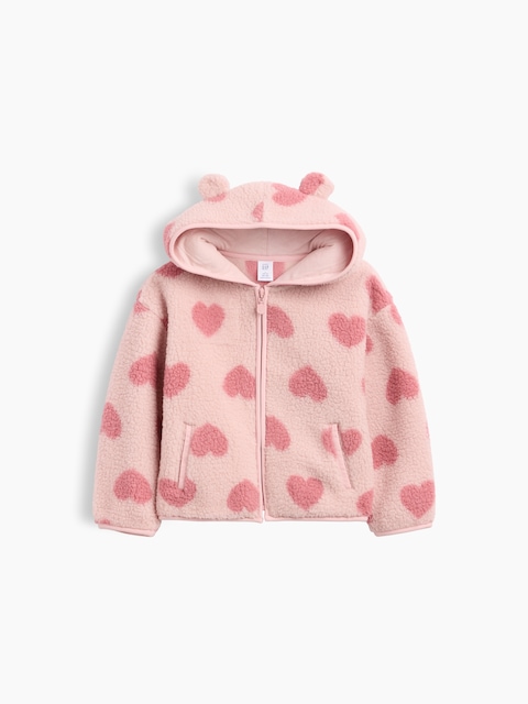 Baby & Toddler Sherpa Bear Zip Hoodie