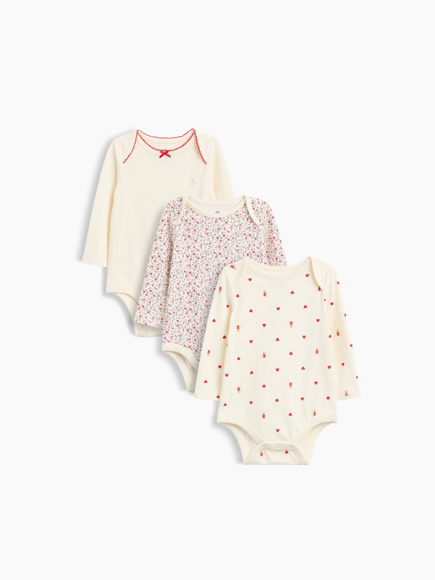 Baby First Favorites Organic Cotton Bodysuit (3-Pack)