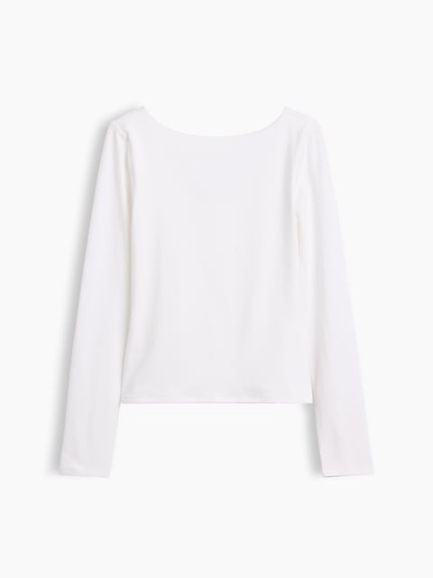 CloseKnit Jersey Scoop-Back T-Shirt