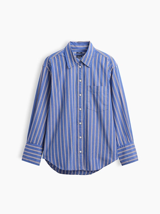 Image number 1 showing, Organic Cotton Poplin Big Shirt