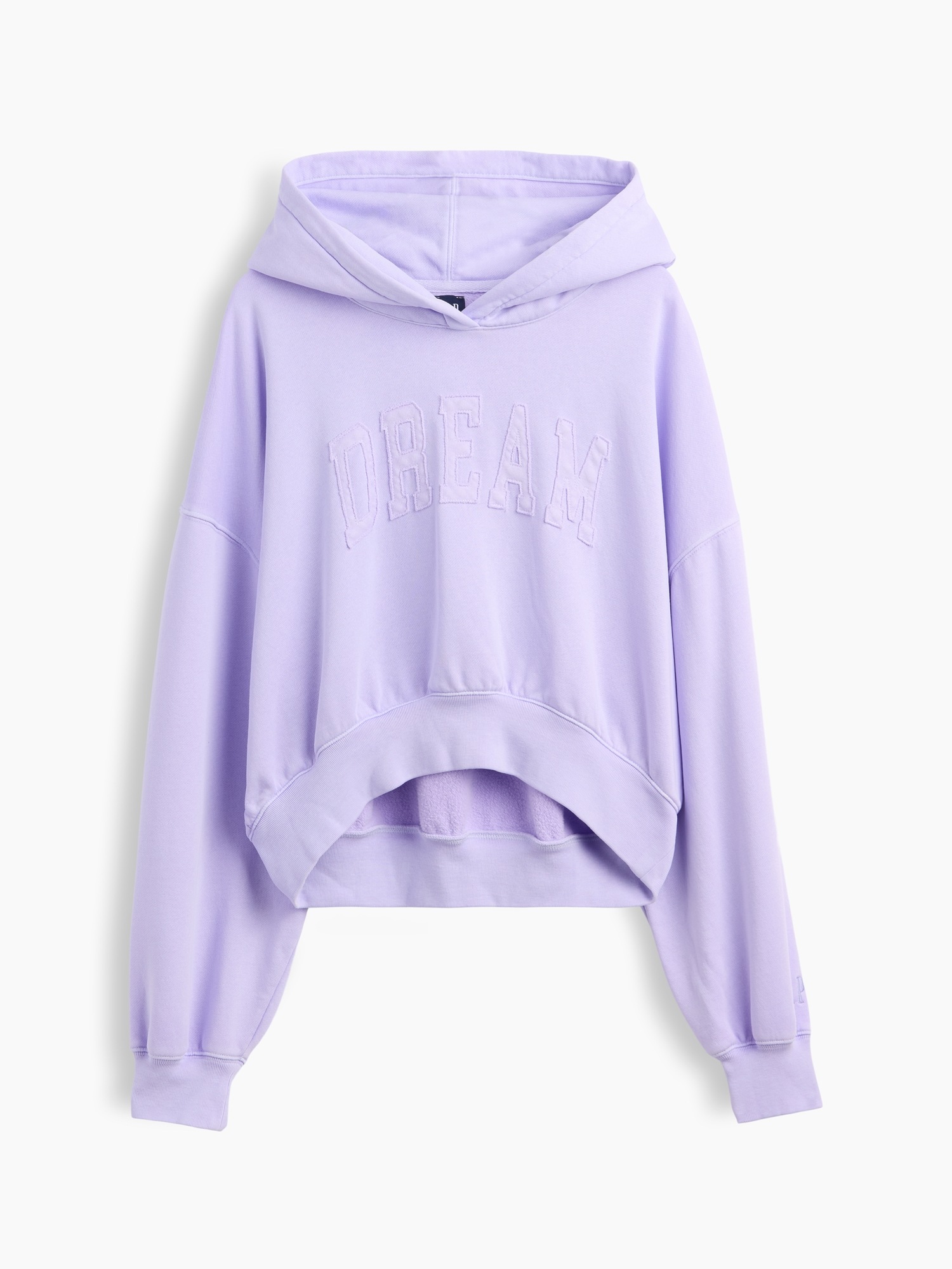 Женское худи Gap VintageSoft Logo Crop, цвет: Фиолетовый — фото 5