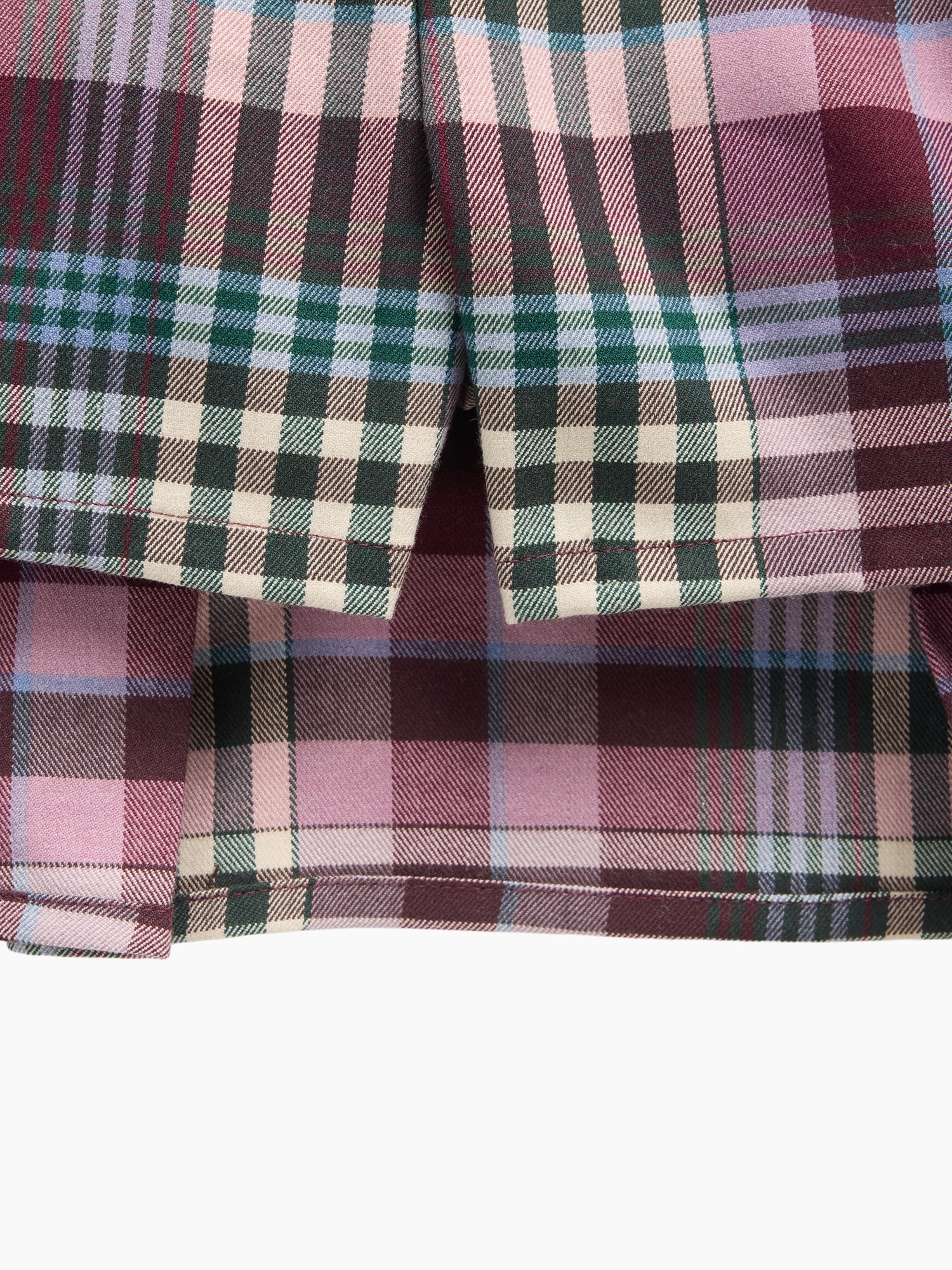 Детская юбка-шорты Gap Plaid Pleated Skort, цвет: Разноцветный клетчатый — фото 4