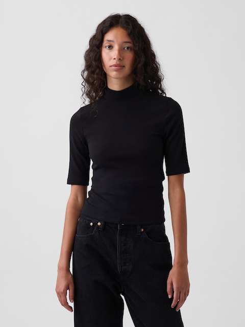 Modern Mockneck T-Shirt