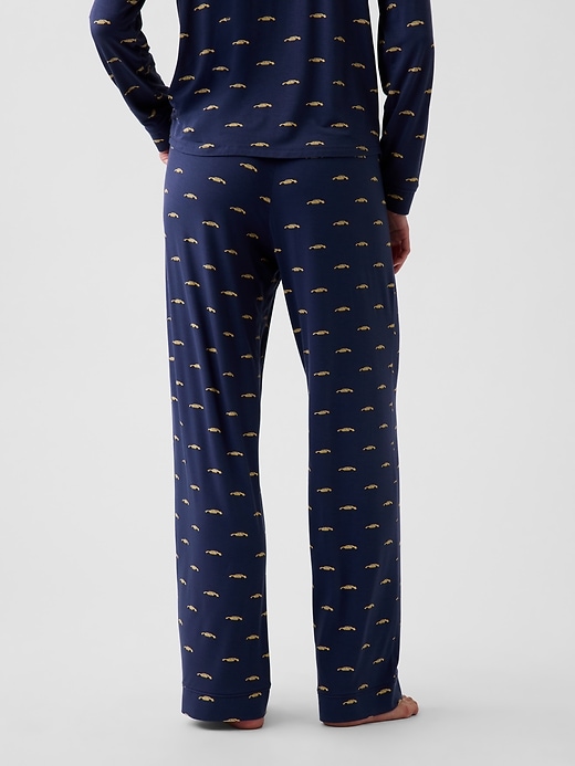 Image number 4 showing, SoftMade Modal PJ Pants