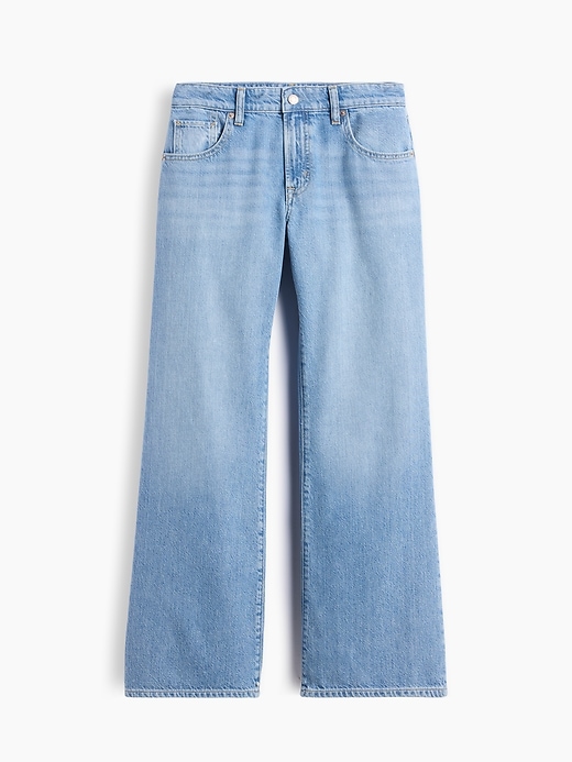 Image number 6 showing, Low Rise UltraSoft Baggy Flare Jeans