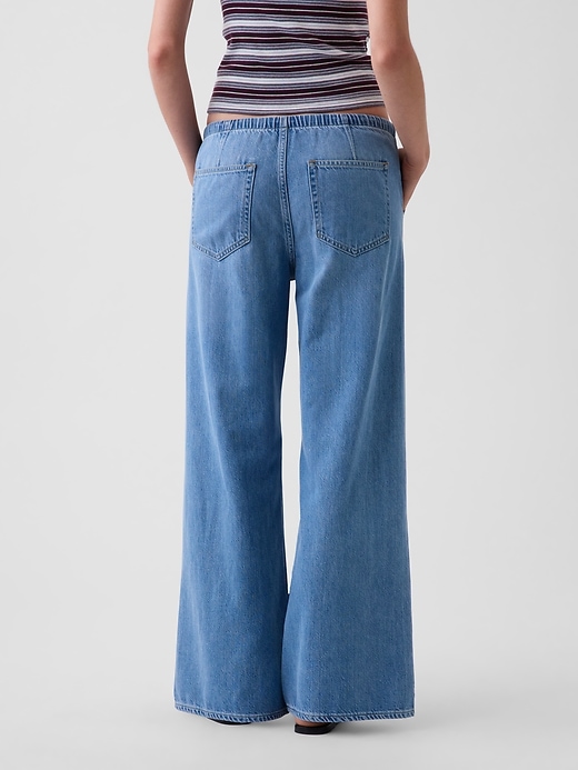 Image number 4 showing, Low Rise UltraSoft Stride Easy Wide-Leg Jeans