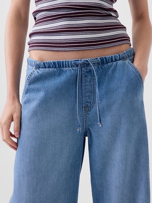Image number 5 showing, Low Rise UltraSoft Stride Easy Wide-Leg Jeans
