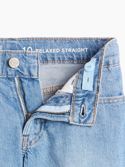 Image number 6 showing, Kids Low Rise Relaxed Straight Jeans