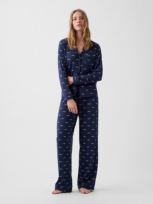 Image number 1 showing, SoftMade Modal PJ Pants
