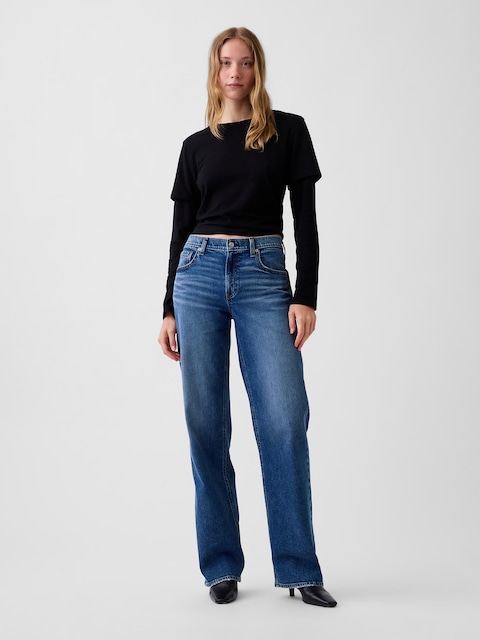 Low Rise '90s Loose Jeans