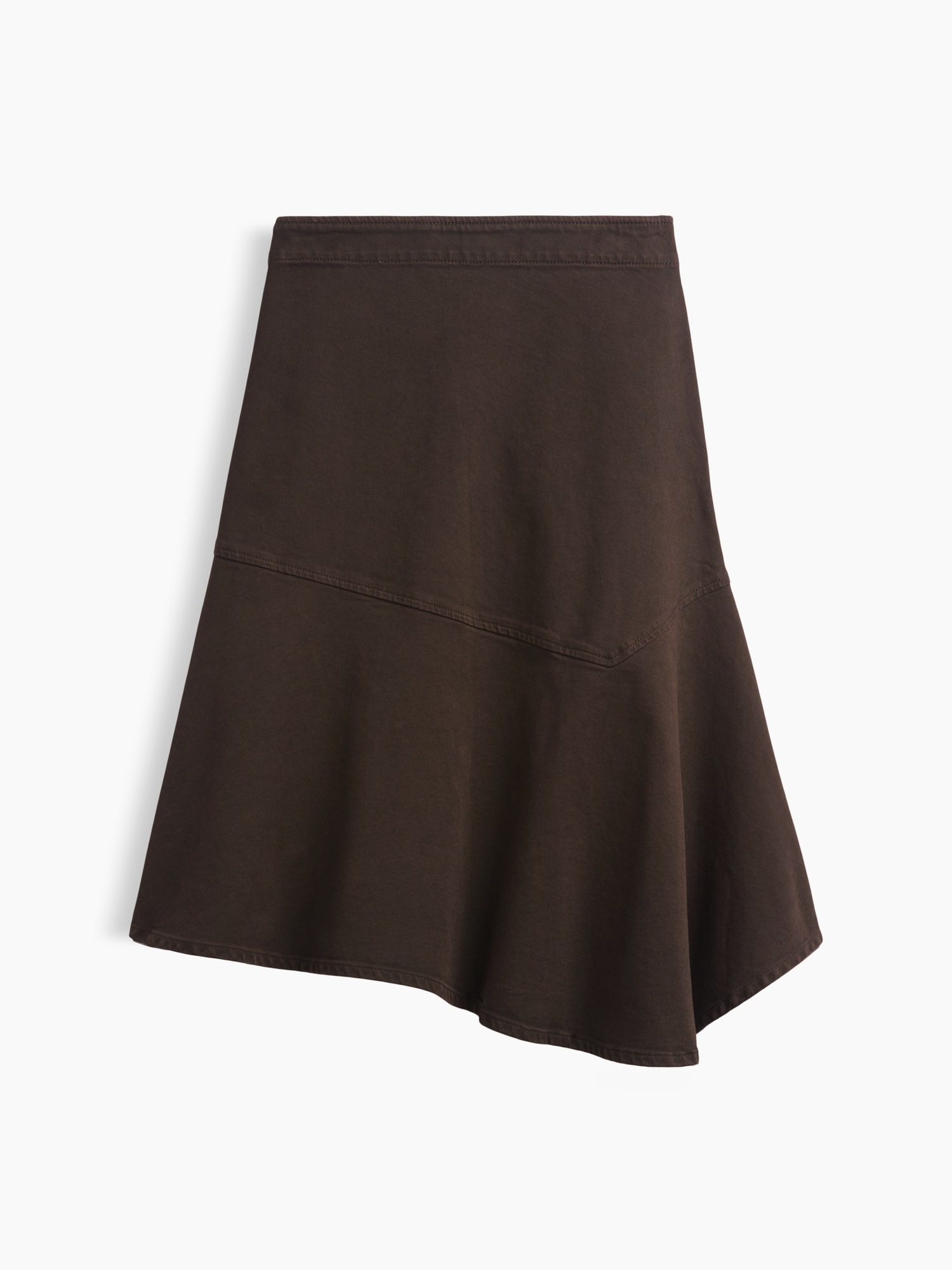 Женские юбки Gap Denim Asymmetrical Midi Skirt — фото 5