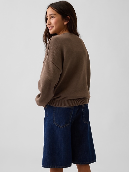 Image number 3 showing, Kids Oversized Rollneck Sweater
