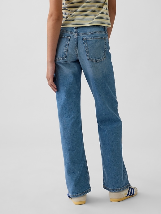 Image number 4 showing, Kids Low Rise Relaxed Straight Jeans