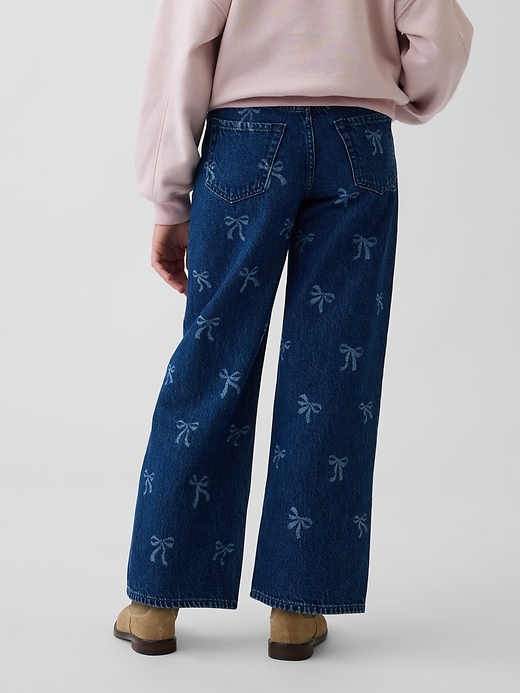 Image number 3 showing, Kids Low Rise Stride Wide-Leg Jeans